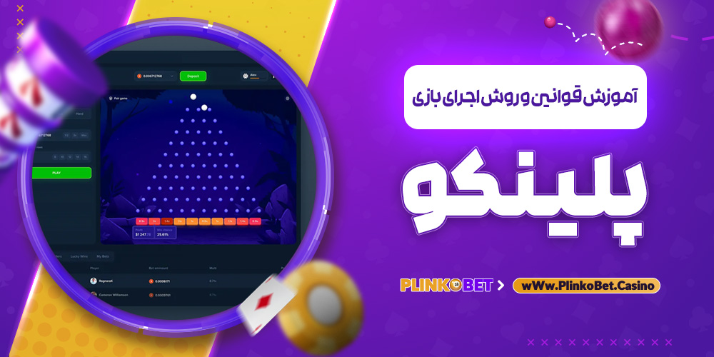 آموزش قوانین و روش اجرای بازی پلینکو